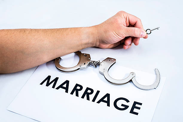istock Key to marriage escape 619370998