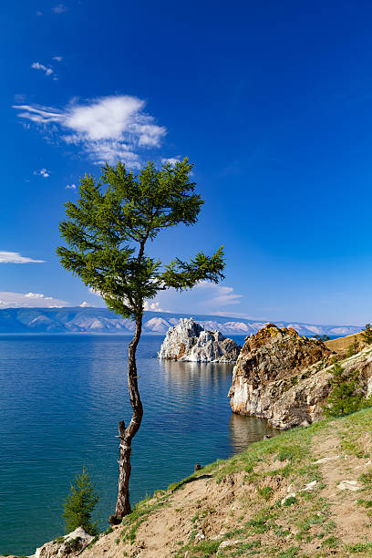 istock Lake Baikal. Olkhon island. Cape Burkhan. 619371192