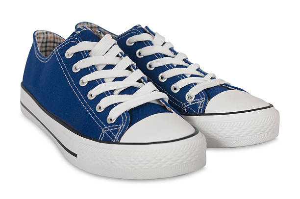 istock blue sneakers sports style isolated 619372558