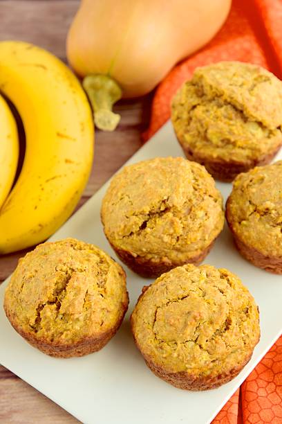 istock Pumpkin banana muffins 619375954