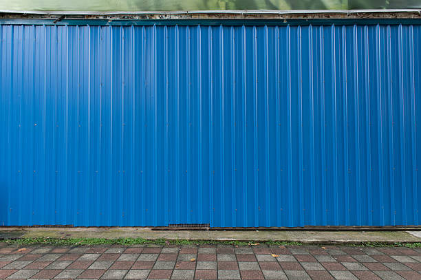 istock Large blank billboard on a street wall 619377076
