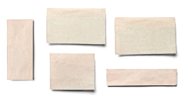 white news paper ripped message background