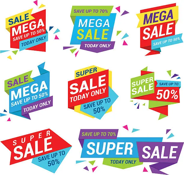 Vector illustration of SALE Tag