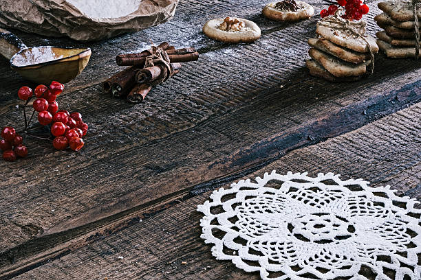 istock Christmas cookies on the table 619380230