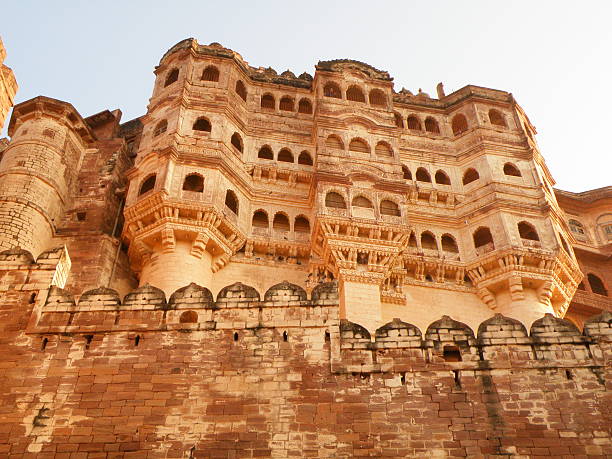 istock Stunning Old Fortress in Rajasthan, India 619380238