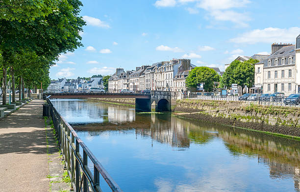 Quimper in Brittany stock photo