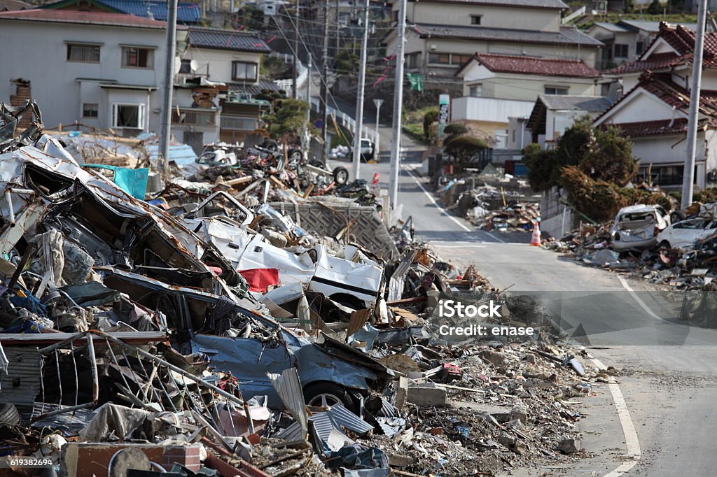 earthquake,tsunami,japan,311 Tsunami damage of the East Japan great earthquake disaster Earthquake Stock Photo