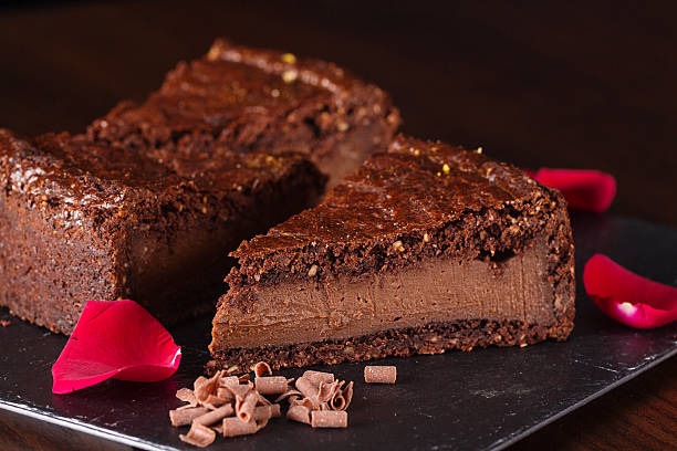 istock Piece of chocolate cake 619385938