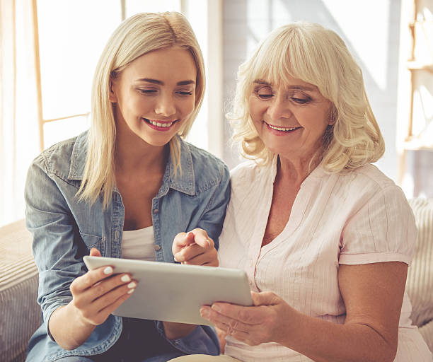 istock Grandma and granddaughter 619391990