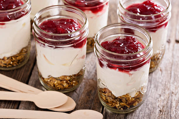 istock Autumn granola parfait 619393370