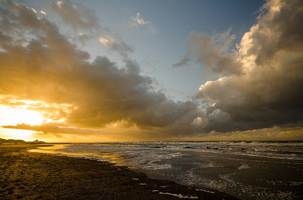 On the Beach of Norderney (East Frisian Islands) in Germany