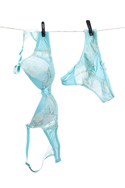 istock lingerie set drying on clothesline 619397292