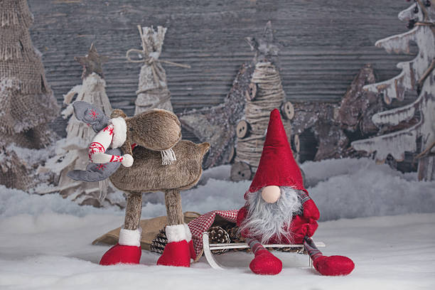 istock Santa Claus with reindeer 619397676