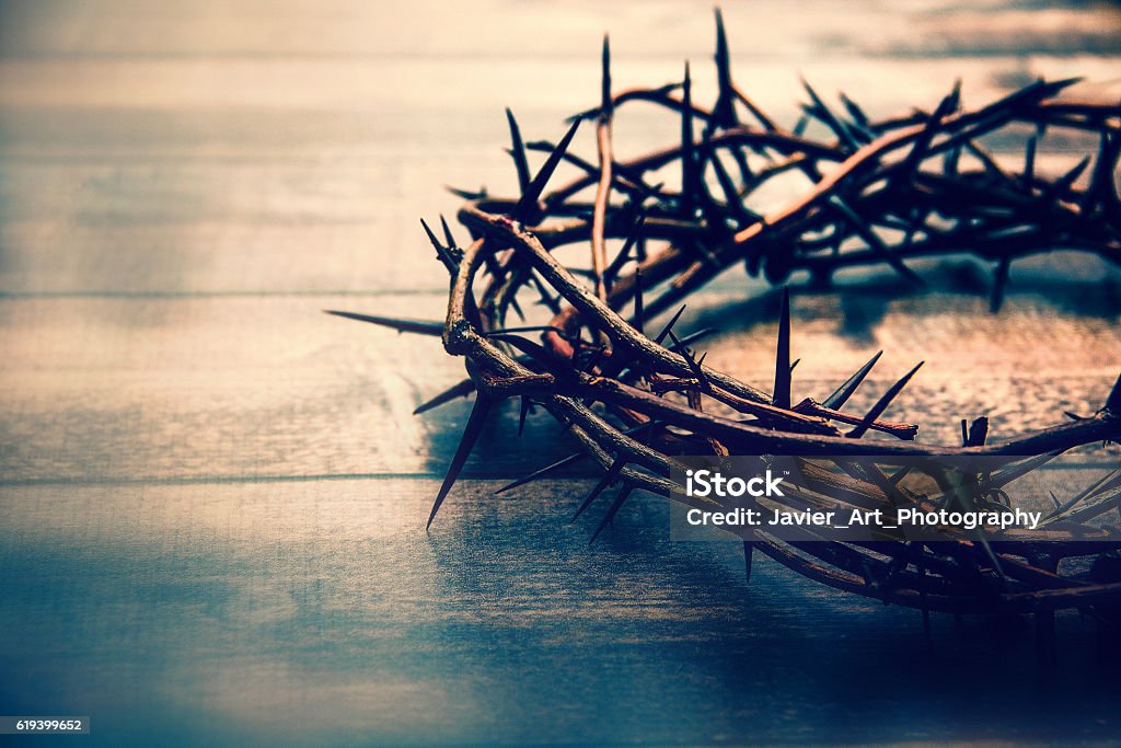 Crown of thorns Crown of thorns. Good Friday Stock Photo