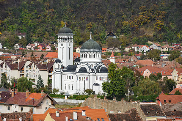 istock View of Sighisoara town, Romania 619403328