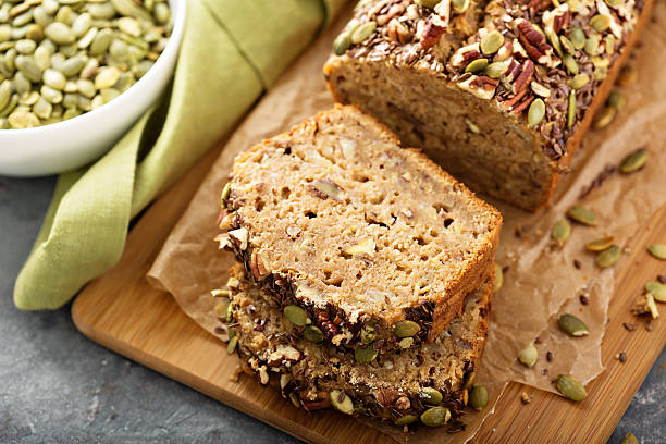 istock Healthy gluten free banana bread 619404668