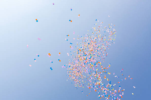 balloons flying in the sky