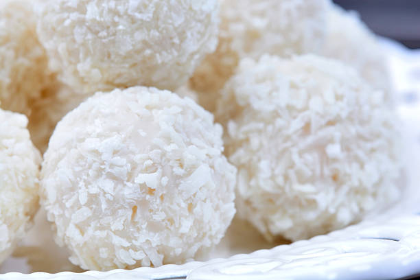 istock Plate with coconut cookies 619405842