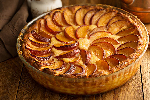istock Italian ricotta plum cake 619406564