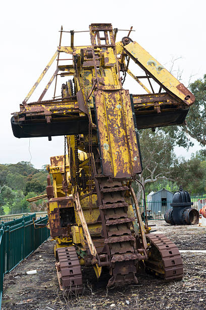 istock Old Rusting Machinery, Whispering Wall, Barossa Reservoir 619407836