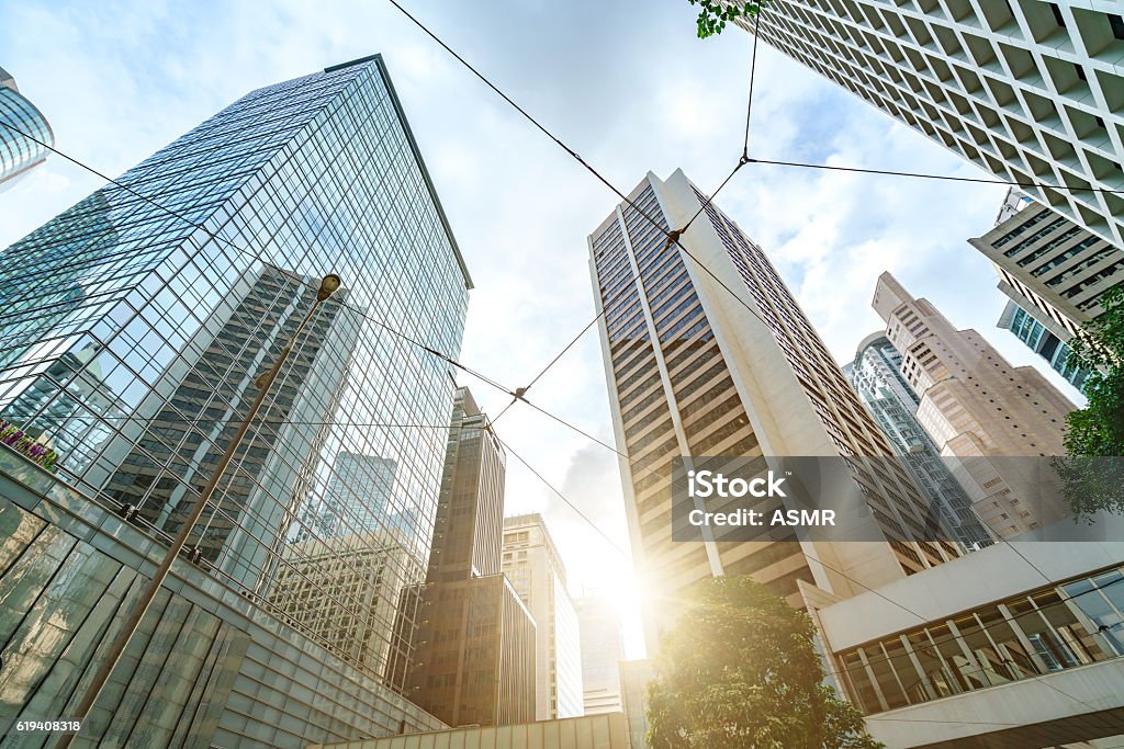 Office Buildings in Hong Kong Hong Kong Stock Photo