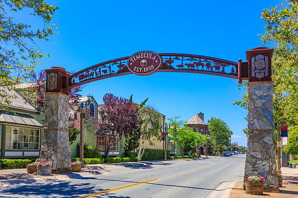 temecula main street, калифорния - temecula riverside county california southern california стоковые фото и изображения
