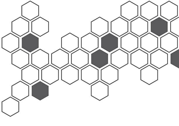 полигон фон для рождества - hexagon abstract honeycomb metal stock illustrations