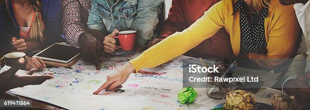 Start Up Business Team Meeting Ideas Concept Stock Photo - Download Image Now - Brainstorming, New Business, Teamwork