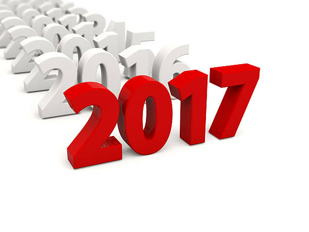 istock 2017 New Year symbol with other years. 619412924