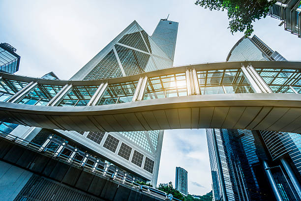 istock modern skyscrapers of Hong Kong central district 619499340
