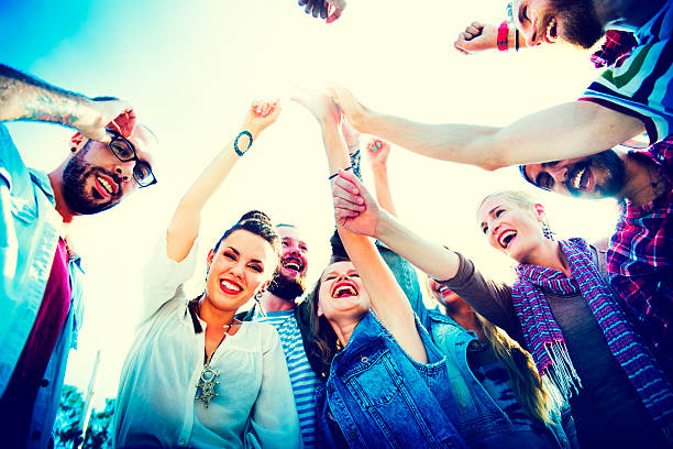 istock Diversity Thumb Up Enjoying Beach Concept 619500024