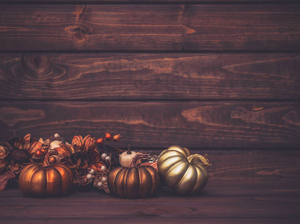 istock Luxurious still life arrangement for Thanksgiving or Halloween. Fall holidays 619500232