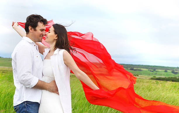 istock Young happy couple in love 619505666