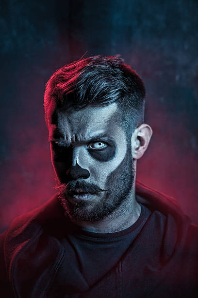Maquillaje Para Hombre Halloween - Banco de fotos e imágenes de stock - iStock Maquillaje Para Hombre Halloween - Banco de fotos e imágenes de stock - iStock