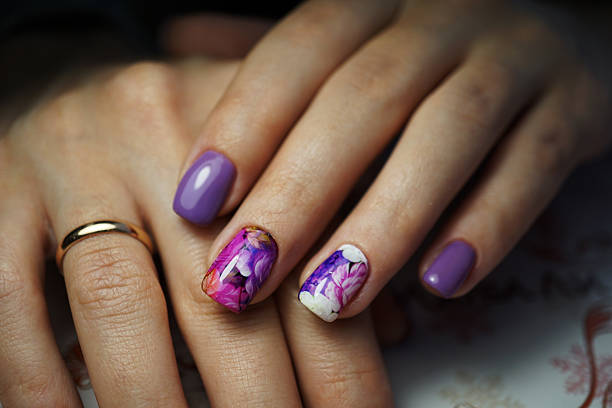 istock Awesome nails and beautiful clean manicure. 619507152