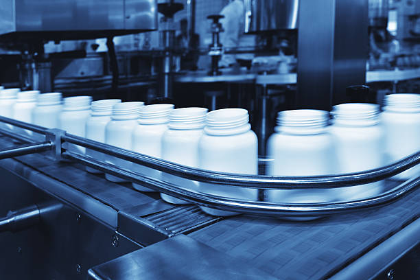 istock Medicine Filling in Production Line 619507710