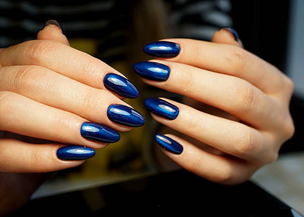 istock Awesome nails and beautiful clean manicure. 619509456