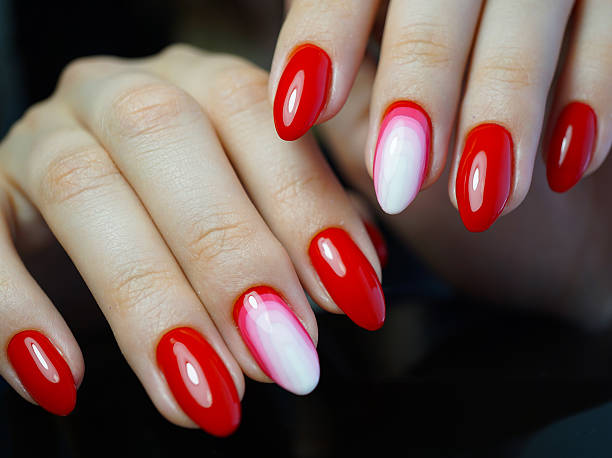 istock Awesome nails and beautiful clean manicure. 619509572
