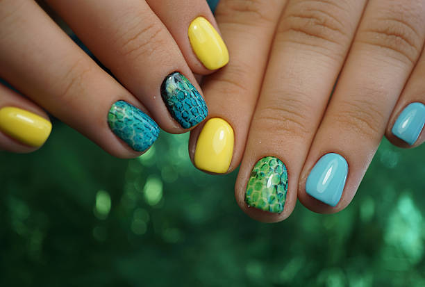 istock Awesome nails and beautiful clean manicure. 619509912