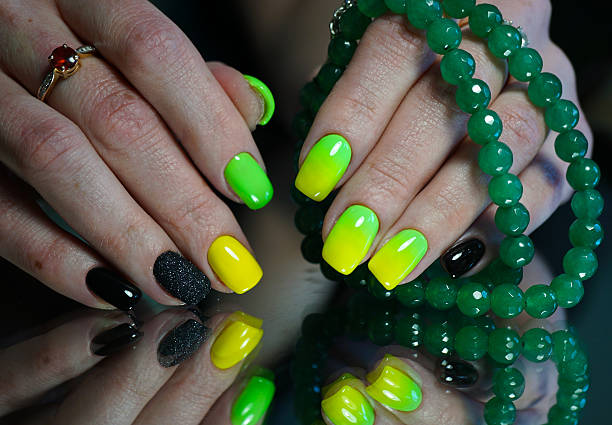 istock Awesome nails and beautiful clean manicure. 619511304