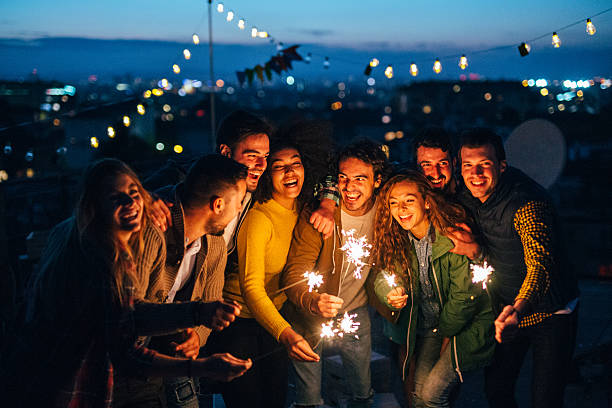 istock Celebratng on the roof 619512836
