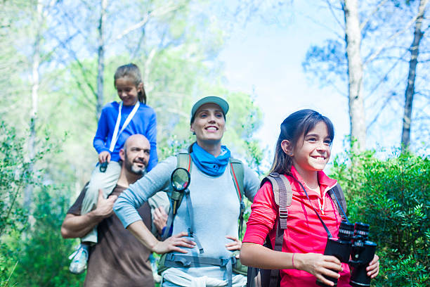 istock Outdoors vacations family on a trip. 619514666