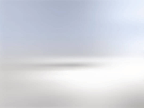 szary horyzont tła z gradientem na niebieski - horizon stock illustrations