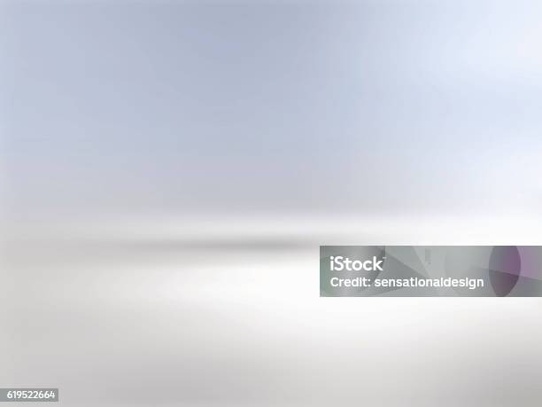 Gray Background Horizon With Gradient To Blue Stock Illustration - Download Image Now - Backgrounds, Horizon, Gray Color