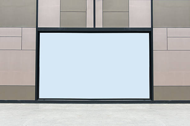 istock Large blank billboard on a street wall 619523446