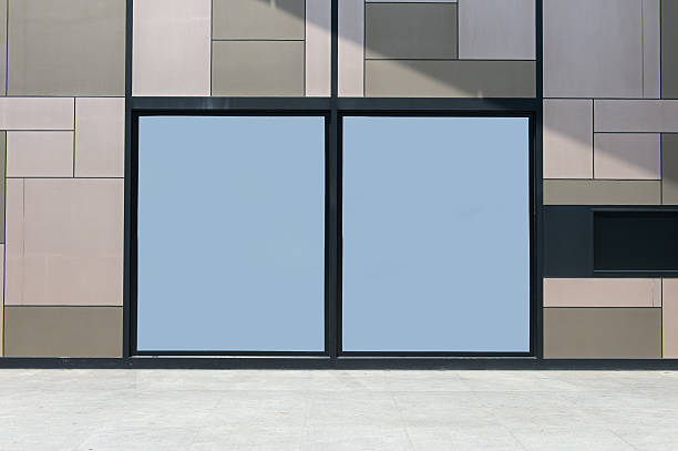 istock Large blank billboard on a street wall 619523490