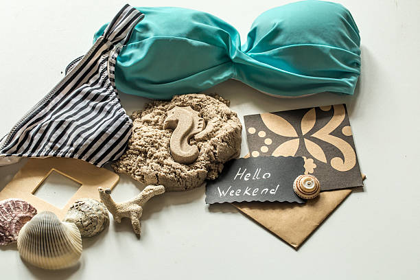 still life of beach items, leisure