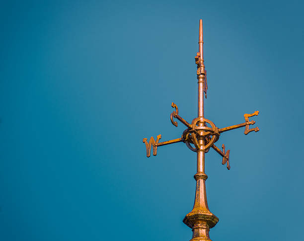 istock Weathervane Against Blue Sky 619524142