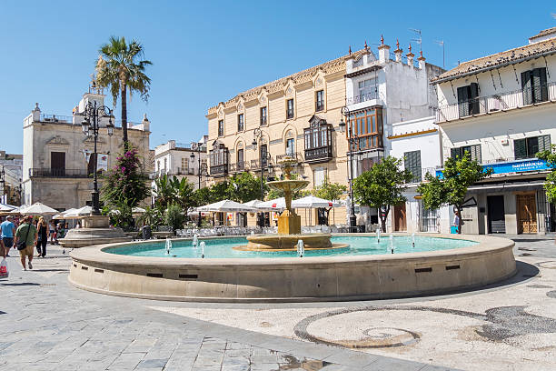 istock Cabildo Square of Sanlucar de Barrameda, Cadiz, Spain 619524482