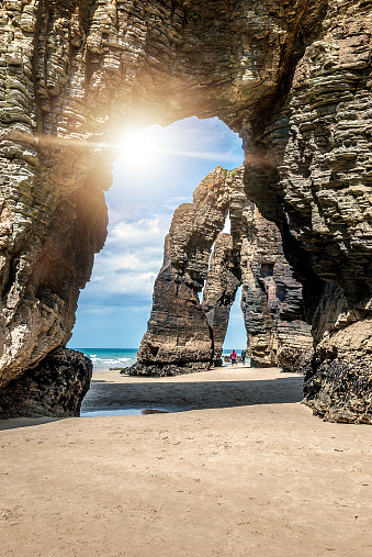 Arcos mosquistres naturales Playa de catedrales España photo